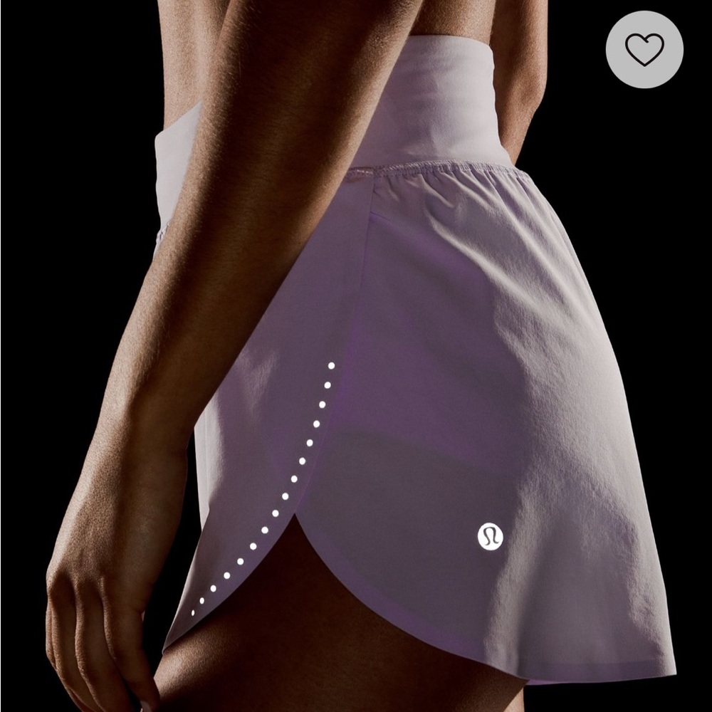 NEW lululemon fast and free shorts S